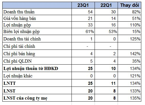 Công viên nước Đầm Sen (DSN) báo lãi quý 1 tăng 133%, đem gần 35 tỷ đồng đầu tư cổ phiếu - Ảnh 1.