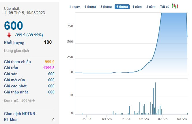 Bất ngờ: Cổ phiếu giảm gần 400.000 đồng trong một phiên giao dịch trên sàn chứng khoán Việt Nam - Ảnh 1.