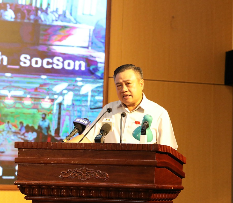 Chủ tịch Hà Nội: Khởi công xây dựng đường Vành đai 4 là kết quả rất quan trọng - Ảnh 3.