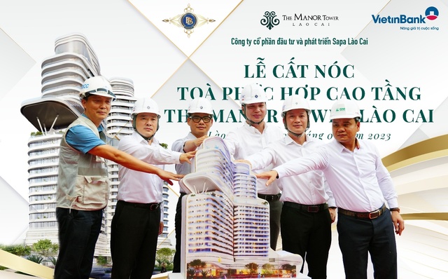 Cất nóc dự án tại thành phố Lào Cai - The Manor Tower - Ảnh 1.