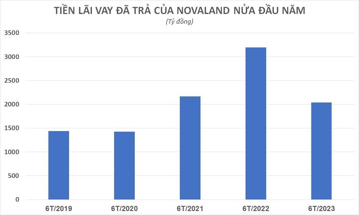 6 tháng đầu năm, nợ vay của Novaland giảm mạnh nhưng mỗi ngày vẫn phải trả 11 tỷ đồng tiền lãi - Ảnh 2.