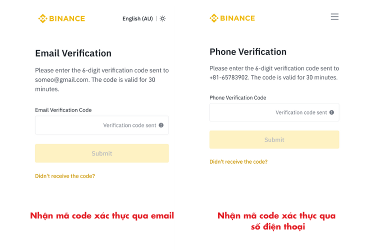 Đăng ký Binance bằng điện thoại - Hình 2